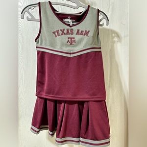 Girls Texas A&M cheerleader outfit, never worn